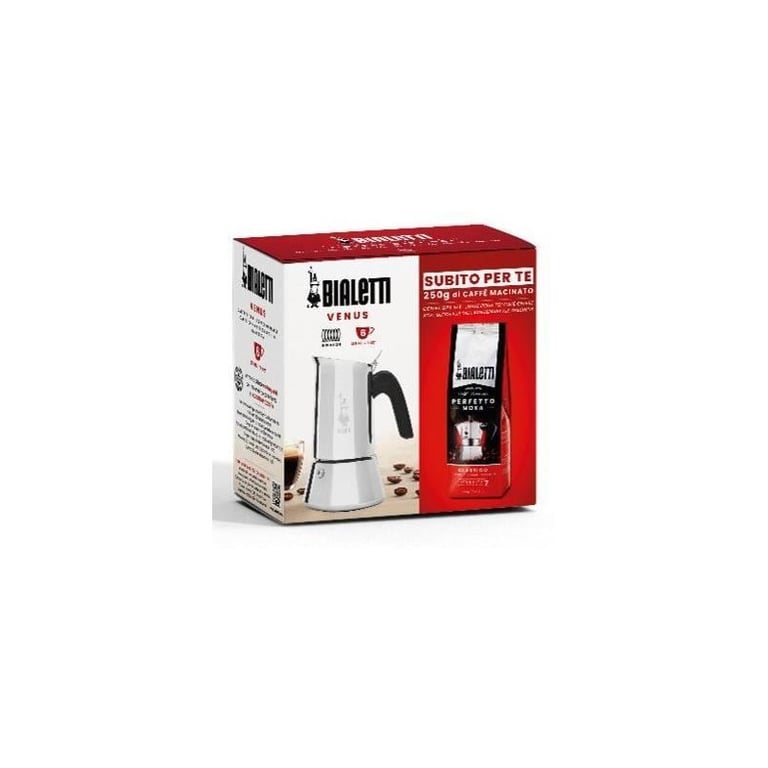 Cafetière Italienne Bialetti VENUS 6 Tasses – Avec Café Moka Classico 250g - vue 3