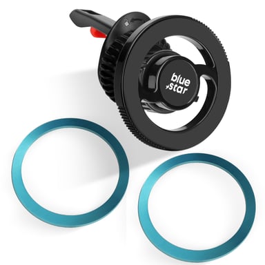 Support Voiture MagSafe Grille d'Aération Verrouillage Rotation Noir