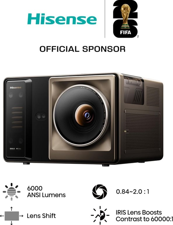 Vidéoprojecteur Hisense Laser 4K Trichroma XR10 et - vue 5