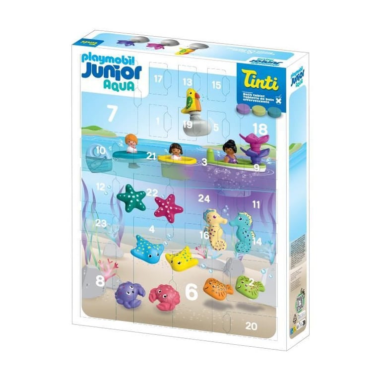 Playmobil 71777 Calendrier de l'avent Junior, JUNIOR & Tinti, 31 pieces, Des 4 ans - Neuf