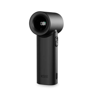Ksix Airgo Turbo Negro - Ventilador Portátil De 5 Velocidades