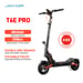 JOYOR T6E PRO Plegable Patinete Eléctrico Certificación ABE - Motor 500W Batería 48V26AH Neumáticos 10'' - Negro