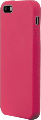 BigBen Connected Funda para iPhone 5/5S/SE Rígida Suave al Tacto Silicona Rojo