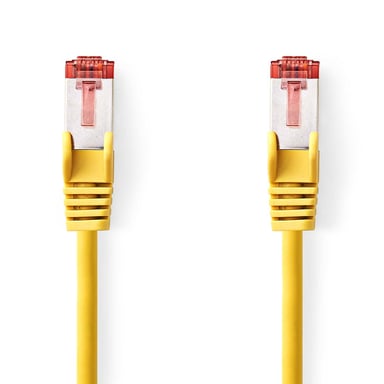 Nedis CCGL85221YE20 câble de réseau Jaune 2 m Cat6 SF/UTP (S-FTP) - Neuf