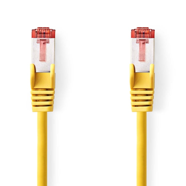 Nedis CCGL85221YE05 câble de réseau Jaune 0,5 m Cat6 S/FTP (S-STP) - Neuf