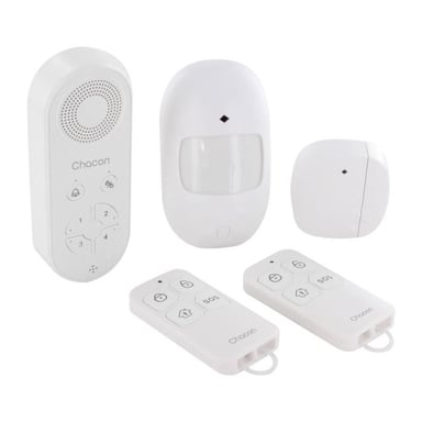 Chacon Kit de alarma inalámbrico con alarma por voz