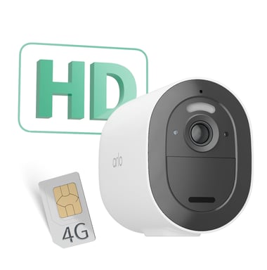 Arlo Go 2 Balle (forme) Caméra de sécurité IP Extérieure 1920 x 1080 pixels Plafond/mur