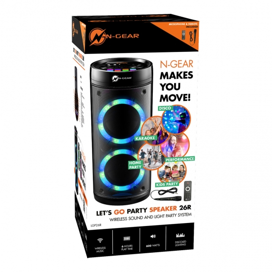 N GEAR LETSGO26R haut parleur Sans fil Neuf - vue 3