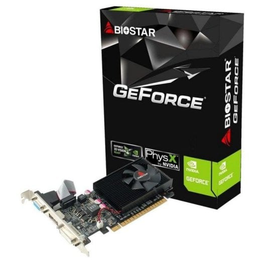 Biostar GeForce GT730 NVIDIA GeForce GT 730 4 Go GDDR3 - Neuf