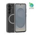 Custodia magnetica antiurto invisibile realizzata con il 75% di plastica riciclata per Samsung Galaxy S25 5G, trasparente