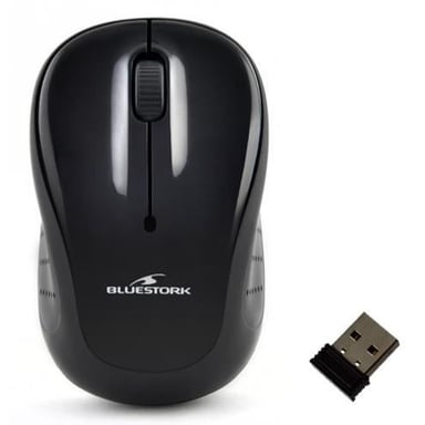 Bluestork M-WL-OFF10 Mouse ottico senza fili RF ambidestro da 1200 DPI