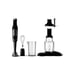 Mixeur plongeant - PHILIPS Série 5000 - HR2684/00 - 1200 W - Gris / Noir
