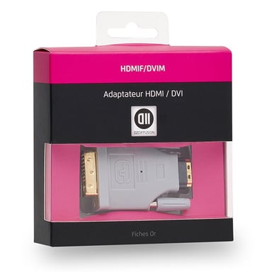 D2 Diffusion D2ADPHDMIFDVIM cambiador de género para cable HDMI Type A (Standard) DVI