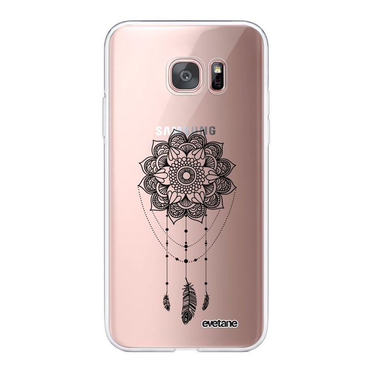 Evetane Coque Samsung Galaxy S7 Edge 360 intégrale transparente Motif  Tattoo Tendance - Evetane