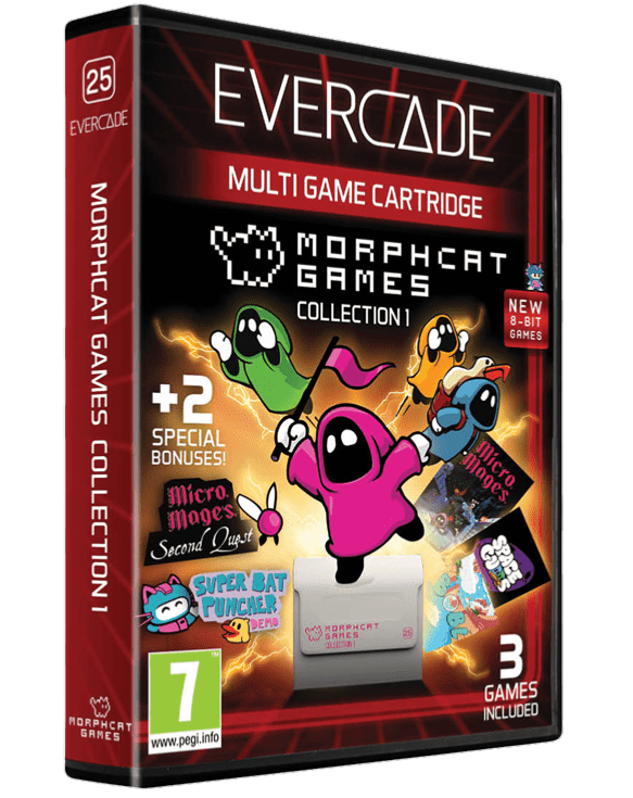 Blaze Evercade Morphcat Cartridge 1 Cartouche n° 25 Neuf