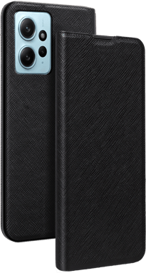 Folio Xiaomi Redmi 12 4G / 5G Stand Fonction Stand Noir - Circuit court européen Bigben
