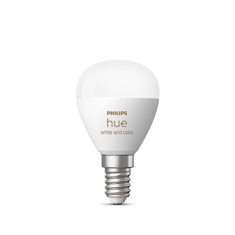 Ampoule connectée Led sphérique Philips Hue E14 & Color - vue 2