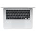 MacBook Air M3 (2024) 15.3',  GHz 256 Go 8 Go  Apple GPU, Argent - AZERTY