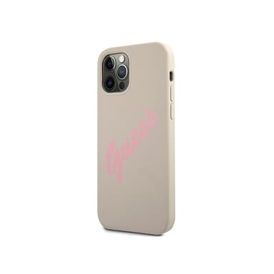 Coque pour Apple iPhone 12 / 12 Pro Collection Silicone Vintage en TPU Gris