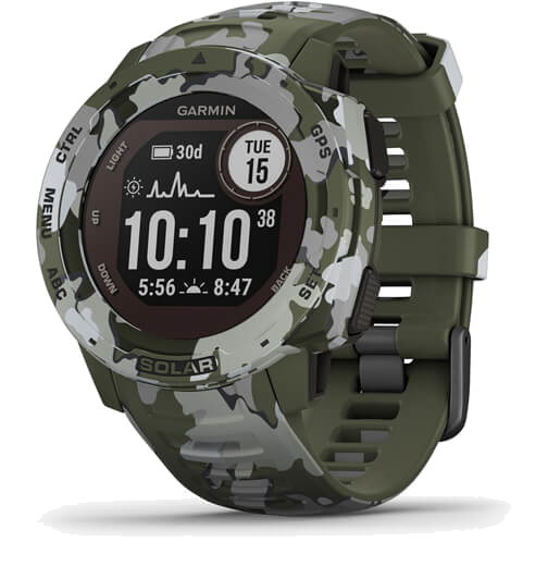 Garmin Instinct Solar Camo Edition MIP Camouflage GPS (satellite)