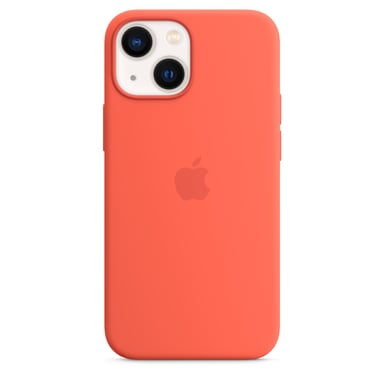 Apple Coque en silicone avec MagSafe pour iPhone 13 mini - Nectarine