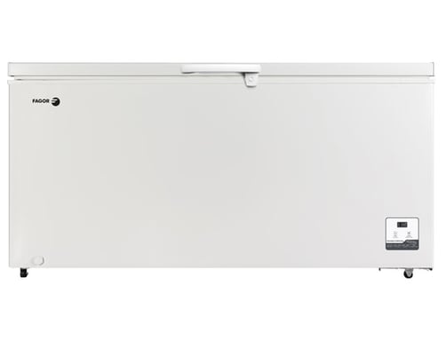 FAGOR FCC500E Congélateur Coffre – 500 L – Triple Fonction (Réfrigérateur/Conservateur/Congélateur) – Moteur Inverter – Éclairage LED – 2 Paniers Intégrés