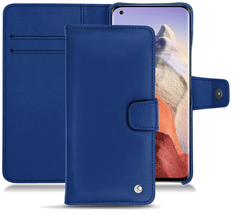 Housse cuir Xiaomi Mi 11 Ultra - Rabat horizontal portefeuilleBleu