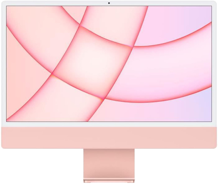 24 iMac Retina 4,5K (2021) - Puce Apple M1 - RAM 8Go - Stockage 512Go - GPU 8 coeurs - Rose