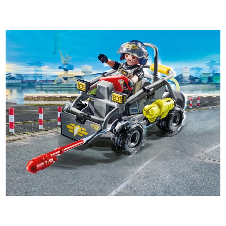 Quad Transformable De Bandit Playmobil La Boîte - vue 7