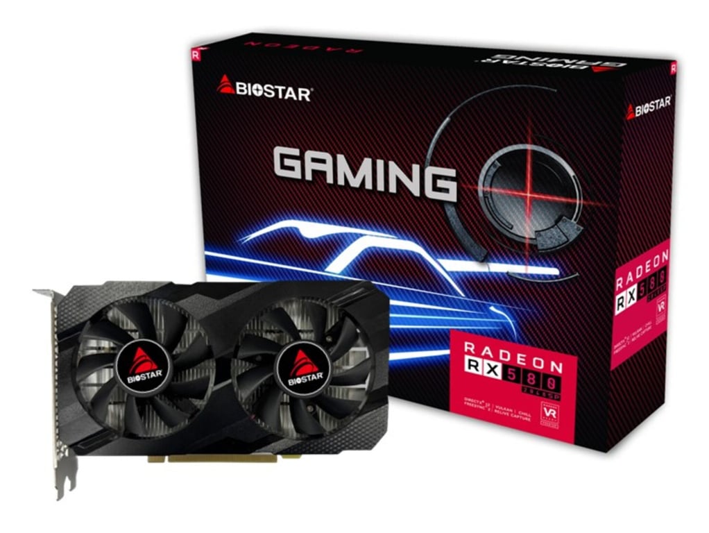 Carte Graphique Biostar Radeon RX 580 – 8 Go GDDR5, Dual Fan, PCIe x16 - vue 3
