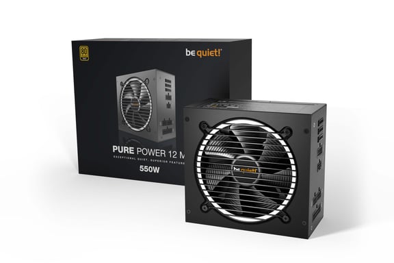 Be Quiet! Pure Power 12 M - 550w - 80 Plus Gold
