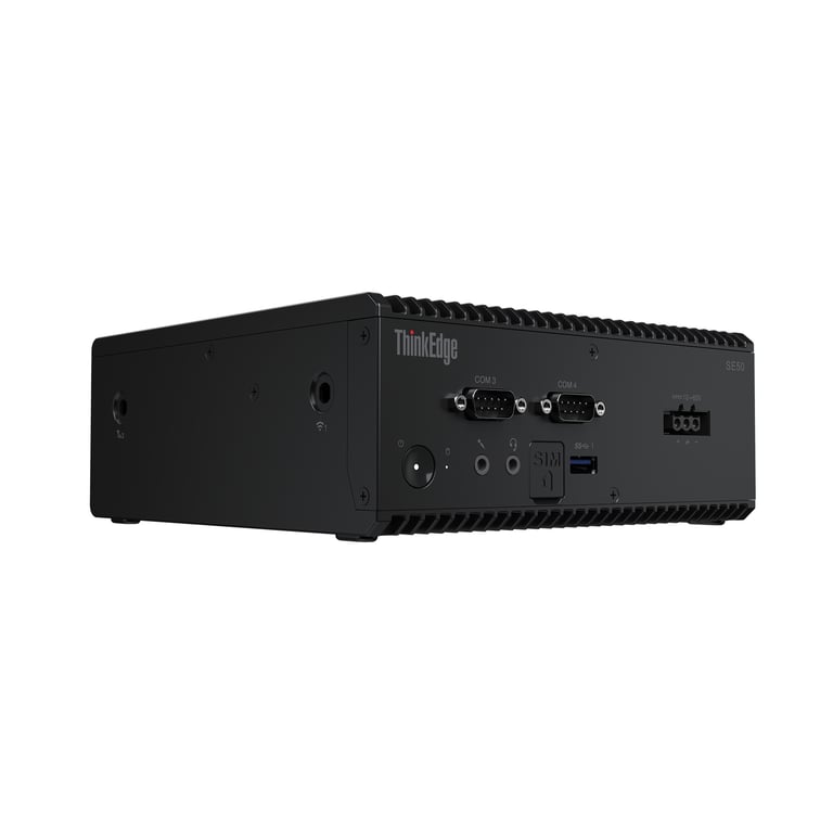 Lenovo ThinkEdge SE50 Intel® Core™ i5 i5 8365UE DDR4 SDRAM SSD Windows 11 IoT Enterprise Mini PC Neuf - vue 2