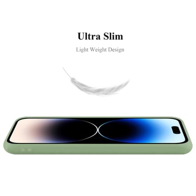 Coque pour Apple iPhone 14 PRO MAX en CANDY VERT PASTEL Housse de protection Étui en silicone TPU flexible