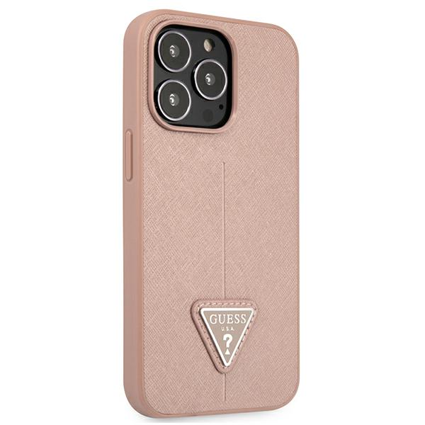 Guess SaffianoTriangle Logo Case Coque pour iPhone 13 Pro 3666339040413 - vue 4