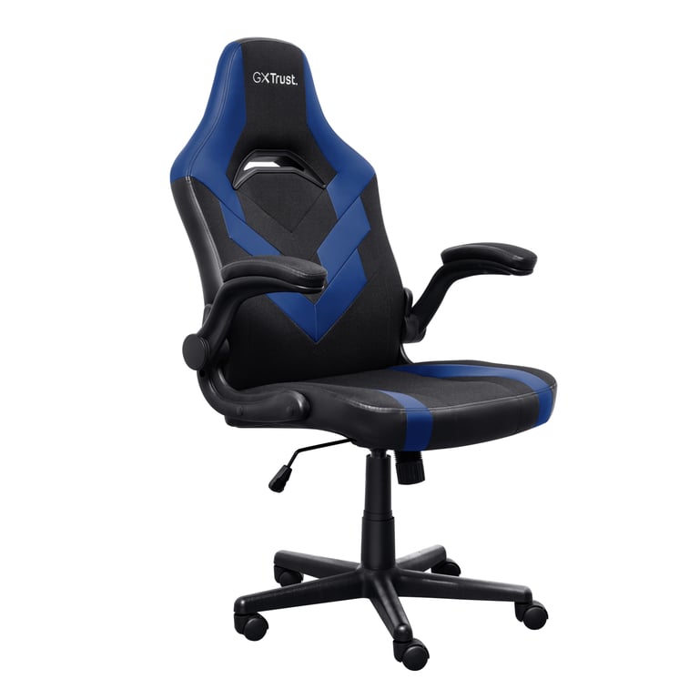 Chaise Gaming Trust GXT Riye Accoudoirs Roues en Nylon Piston à Gaz Classe 4 Base en Métal Poids Max. 140Kg Couleur Neuf