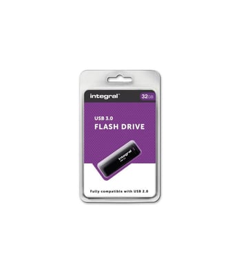 Integral BLACK 3.0 Unità flash USB 32 GB USB Type-A 3.2 Gen 1 (3.1 Gen 1) Nero