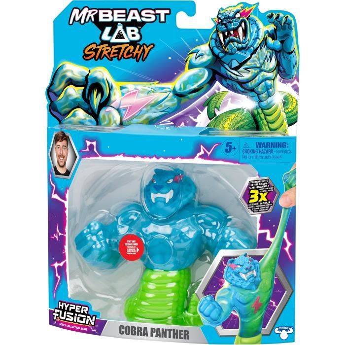 Figurine élastique MRBEAST LAB Goo Jit Zu Cobra Panthère 11 cm - vue 5