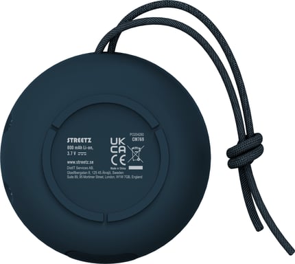 Altoparlante Bluetooth impermeabile da 5W - Blu