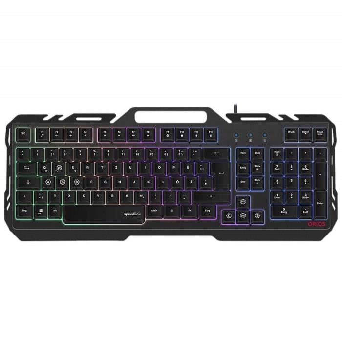 Clavier Gamer Full Métal RGB ORIOS SpeedLink - Neuf