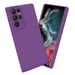Coque pour Samsung Galaxy S22 ULTRA en FLUID VIOLET MAT Housse de protection Étui en silicone TPU flexible