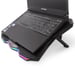 Deep Gaming DG-NCP17-RBW système de refroidissement pour ordinateurs portables 43,9 cm (17.3'') 800 tr/min Noir