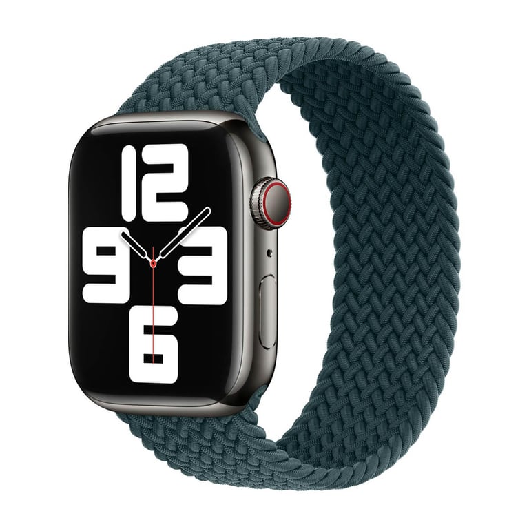 Bracelet Solo tressé pour Apple Watch 38404142 mm Taille 2 Rainforest - vue 2