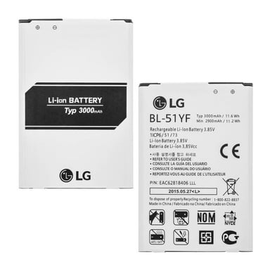 Batería original LG para LG G4 – LG BL-51YF - 3000 mAh