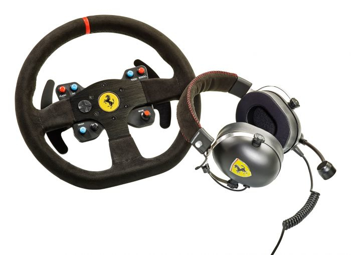 Thrustmaster Race Kit Ferrari 599xx Evo Edition Pack Gaming Casque + Volant En Alcantara - vue 10