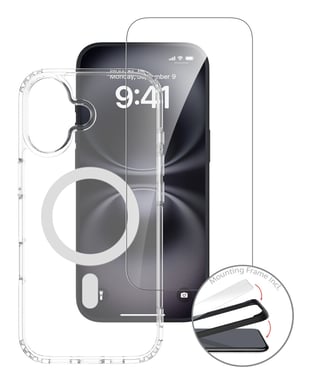 4smarts 360° Premium funda para teléfono móvil 15,9 cm (6.27'') Bumper Transparente