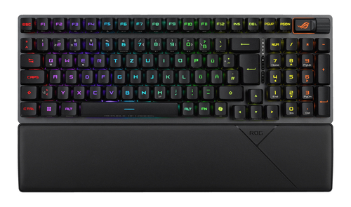 ASUS ROG Strix Scope II 96 RX Wireless clavier Gaming USB + RF Wireless + Bluetooth Noir