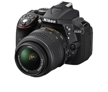 Nikon D5300 + 18-55 VR II + SD 4GB Kit d'appareil-photo SLR 24,2 MP CMOS 6000 x 4000 pixels Noir