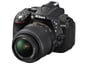 Nikon D5300 + 18-55 VR II + SD 4GB Kit d'appareil-photo SLR 24,2 MP CMOS 6000 x 4000 pixels Noir