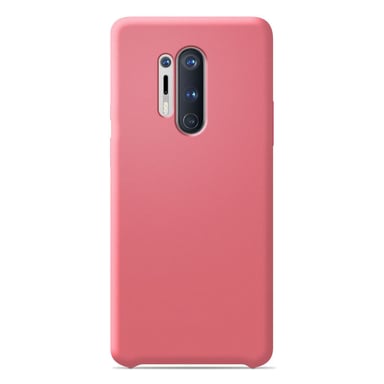 Coque silicone unie Soft Touch Rose compatible OnePlus 8 Pro
