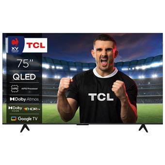 TV QLED Tcl 75P79K 189 cm 4K UHD Aluminium brossé